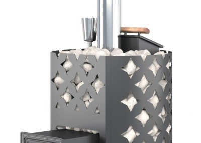 Банная печь ЭТНА 24 (ДТ-4С) закрытая каменка