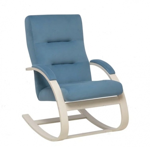 Кресло-качалка Leset Милано слоновая кость Velur V47