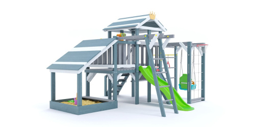 Детская спортивная площадка для дачи Савушка Baby Play 13 Индиго