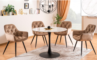 Стол обеденный SIGNAL ONTARIO d100 