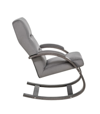 Кресло-качалка Leset Милано венге текстура Velur V32