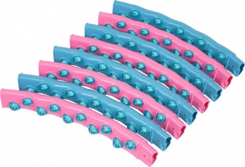 Обруч массажный с 80 силиконовыми шариками с магнитами