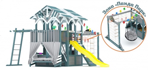 Детский игровой комплекс для дачи Савушка PlayHouse-3
