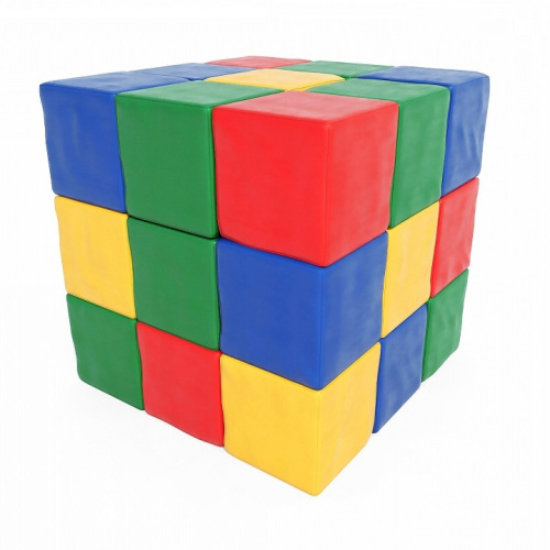 Мягкий конструктор Кубик-рубик ДМФ-МК-27.90.13