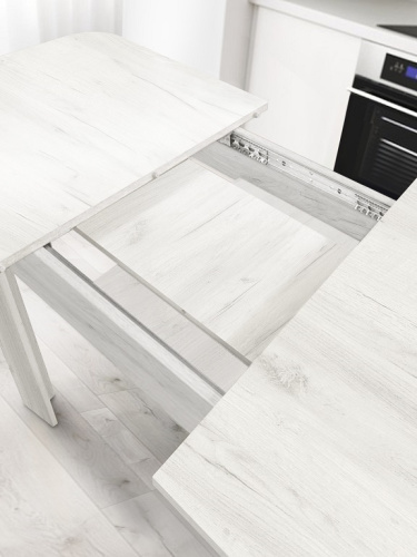 Стол обеденный СН-130.01 дуб крафт белый 