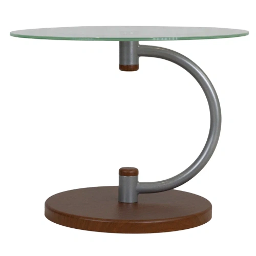 Стол журнальный Дуэт 13Н металлик средне-коричневый 