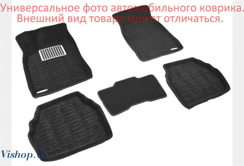 Коврики салона текстильные 3D VW TIGUAN II Черный 