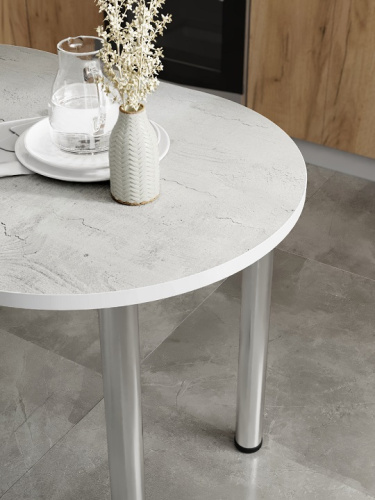 Стол обеденный СН-105.02 сосна бетон 