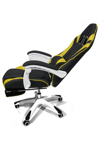 Офисное кресло CALVIANO CAYMAN (NF-S107) черно-желтое 