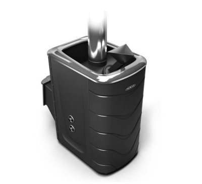 Печь для бани Термофор Гейзер 2014 Inox ДН ЗК ТО антрацит от Vishop.by 