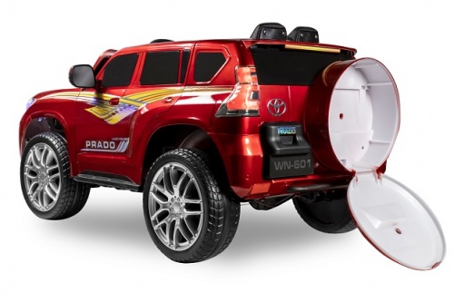Детский электромобиль Kid's Care Toyota Land Cruiser Prado (красный paint)