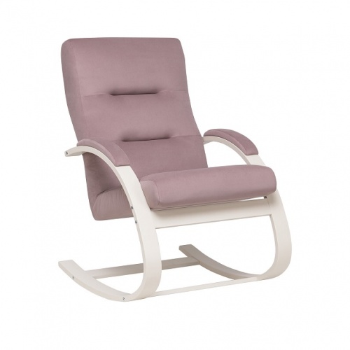 Кресло-качалка Leset Милано слоновая кость Velur V11