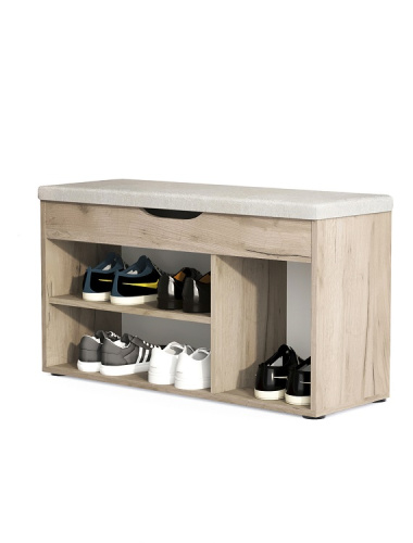 Банкетка Норд СН-122.08 дуб крафт серый 