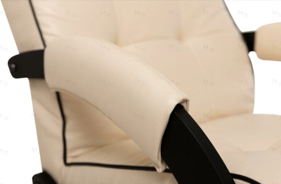 Кресло-маятник Leset Хилл венге Marvel Cream кант Black