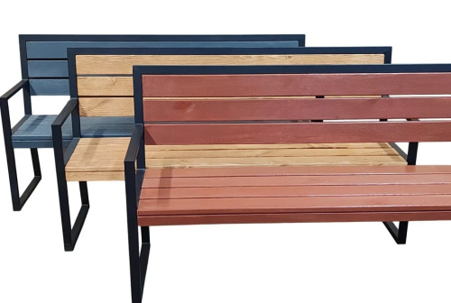 Скамейка садовая Мастер 9 махагон