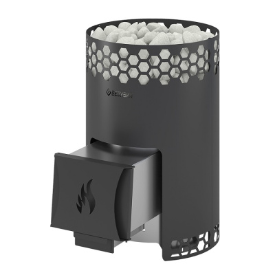 Печь для бани Везувий Чёрная Пчёлка 20 INOX (ИНОКС)