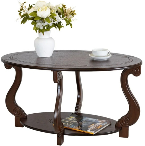 Стол журнальный Овация М Темно-коричневый 