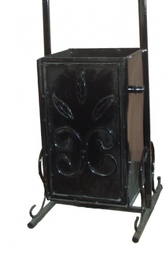 Урна уличная № 8 с крышей