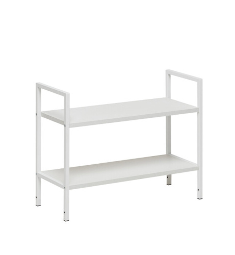 Стеллаж Leset Стилвуд 22 широкий 2 полки белый 