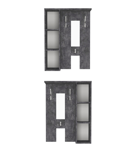 Вешалка настенная Артём-Мебель СН-100.44 бетон спаркс 