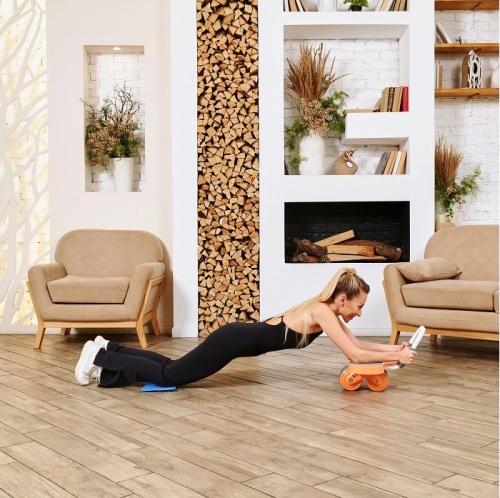Тренажёр для пресса AB Roller SND оранжевый