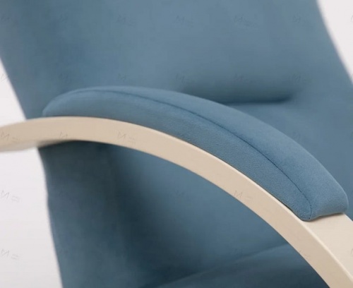 Кресло-качалка Leset Милано слоновая кость Velur V47