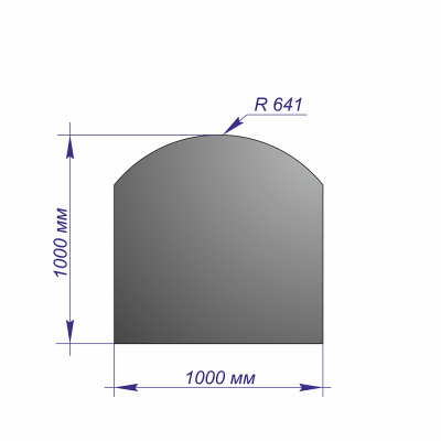 Лист напольный 1000х1000х1,5 R641 медь