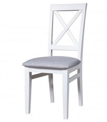 Стул Кристофер МДК-63 Эмаль белая Жаккард Ренди 0/1 