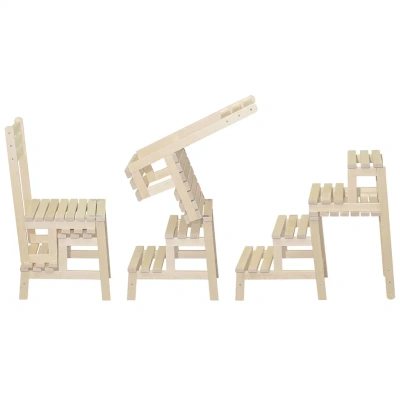 Стул-стремянка Массив лак