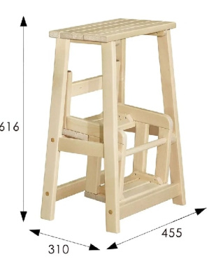Табурет-стремянка лак 