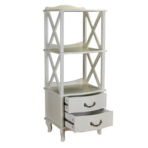 Этажерка Джульетта 2 уровня Л дуб шампань