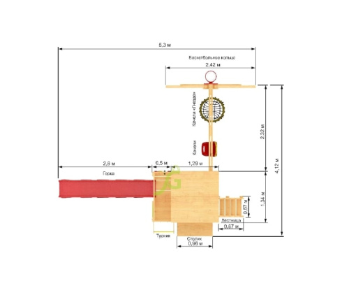 Детская площадка IgraGrad Крафт Pro 3