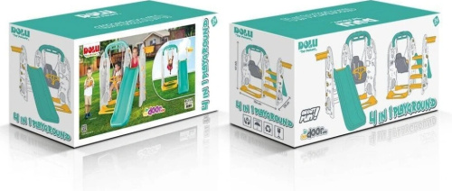 Игровой комплекс Dolu 4 в 1 / 2623 бирюзовый