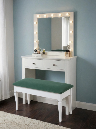 Банкетка Вивальди М зеленый белый 