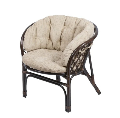 IND Комплект Багама с диваном овальный стол темно-коричневый 