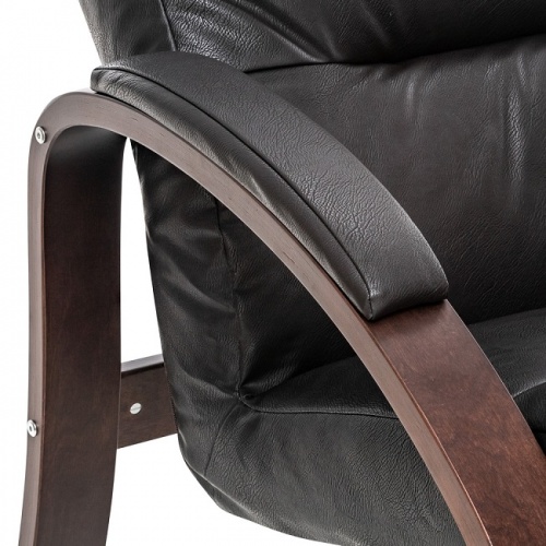 Кресло Leset Лион орех текстура Dundi 108 