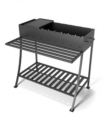 Плита чугунная для мангала БУРГЕР 255х375х20