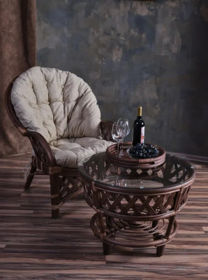 IND Стол Черчилль орех матовый 