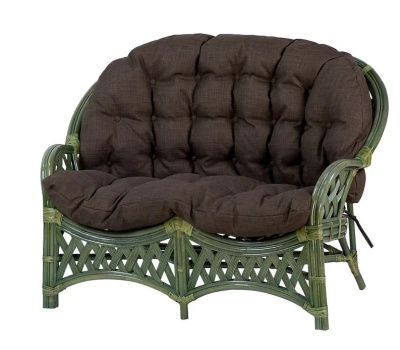 IND Комплект Черчилль (Рузвельт) 1 овальный столик олива темные подушки 