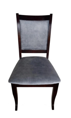 Стул МДК-265 Роми Орех Серый велюр 