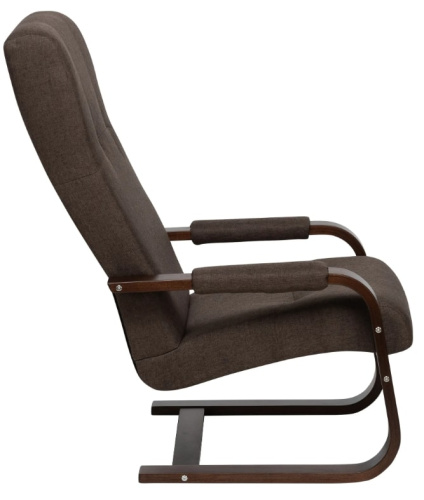 Кресло Leset Ален орех текстура Savana Plus Toffee 