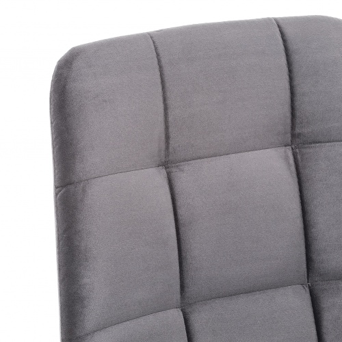 Стул Leset Скай металл черный велюр GRAFIT 