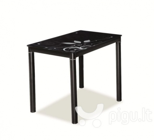 Стол обеденный SIGNAL DAMAR 60x100 черный 