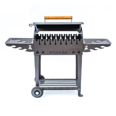Мангал-гриль Вулкан Металл на колесах 4мм