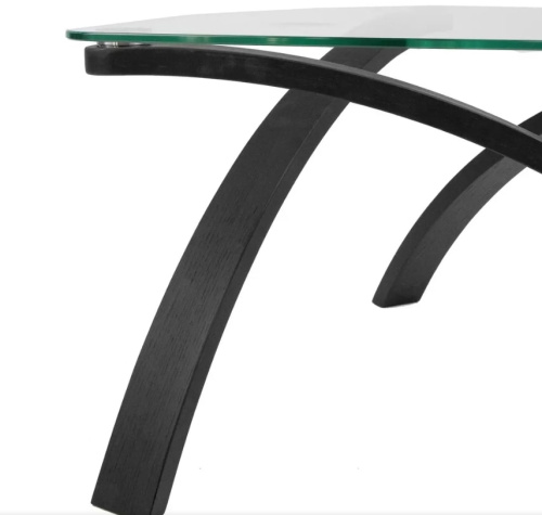 Стол журнальный Гурон 3 черный матовый 