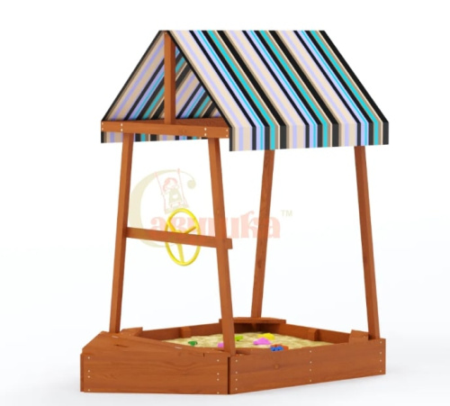 Игровой комплекс для дачи Песочный дворик Савушка-5