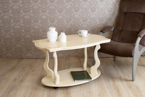 Стол журнальный Берже 3 слоновая-кость 