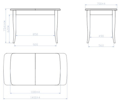 Стол Виртус белый 