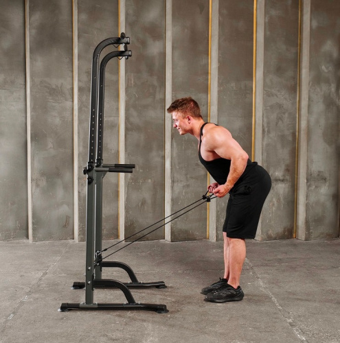 Турник-брусья DFC G007G серый