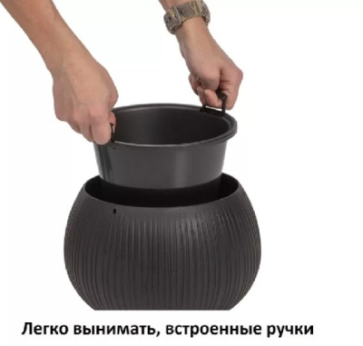 Кашпо для цветов Prosperplast Beton Bowl DKB290-B411
